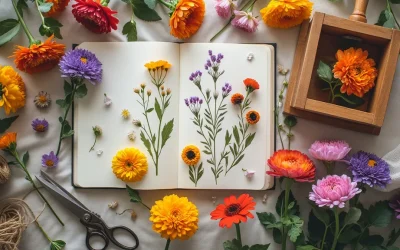 How to Press Flowers for Art and Crafts