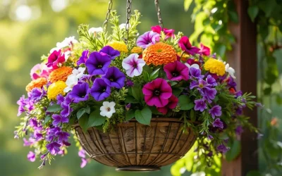 The Best Flowers for Hanging Baskets
